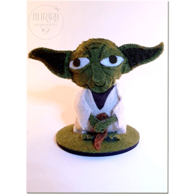 Chaveiro Star Wars Personagem Mestre Yoda Feltro